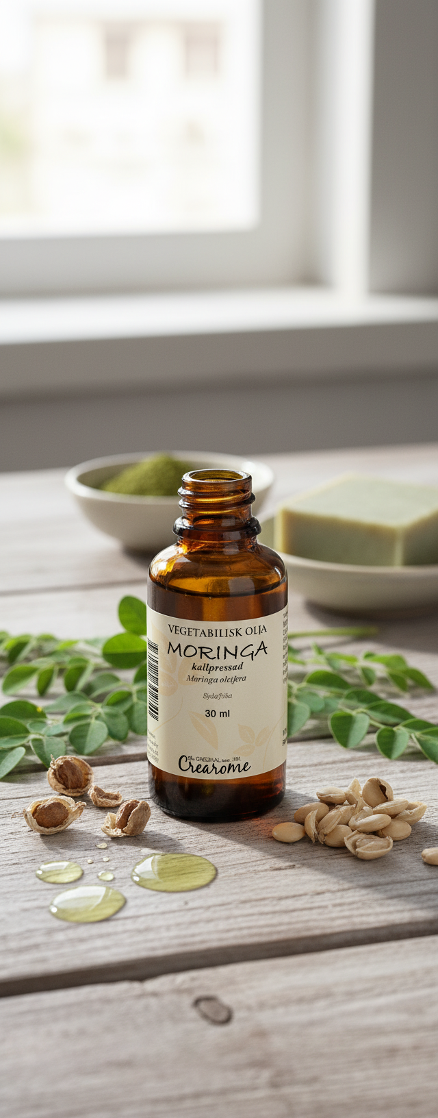 Moringaolja kallpressad eko 30ml